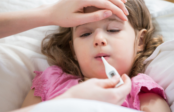 Skubi pagalba karščiuojant vaikui